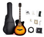 Enya EF18EQ Acoustic-electric Guitar | Sunburst - Image 2