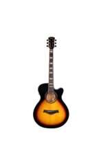 Enya EF18EQ Acoustic-electric Guitar | Sunburst - Image 4