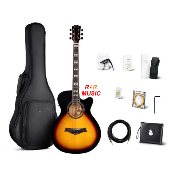 Enya EF18EQ Acoustic-electric Guitar | Sunburst