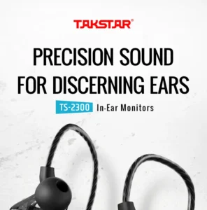 Takstar TS-2300 In-Ear Monitor Earphones (BLACK) 1 1695173018755988