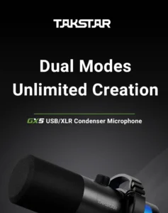 Takstar GX5 USB/XLR Condenser Microphone 1 1782460290680191