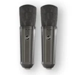 Warm Audio WA-87 R2 Large-Diaphragm FET Condenser Microphone | Titanium Pair - Image 2