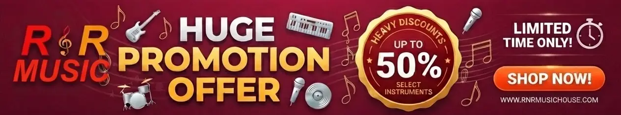 One of the Most Trusted Music Shops in Nepal | R&R Music 93 promotional music house banner