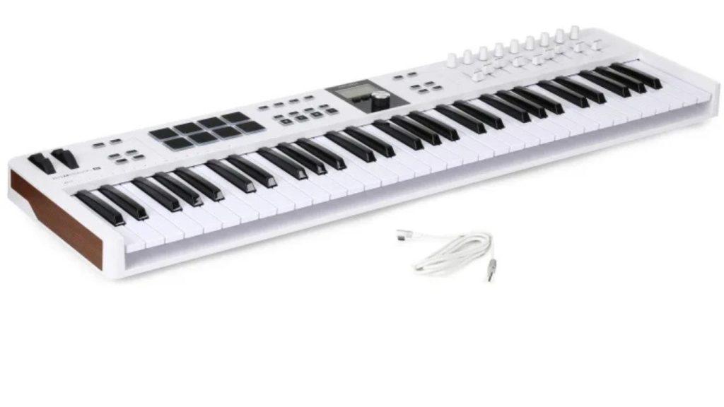 Authorized Distributor | Arturia KeyLab Essential mk3 61-Key Keyboard Controller In Nepal. (White) 2 Arturia KeyLab Essential mk3 61-Key Keyboard Controller