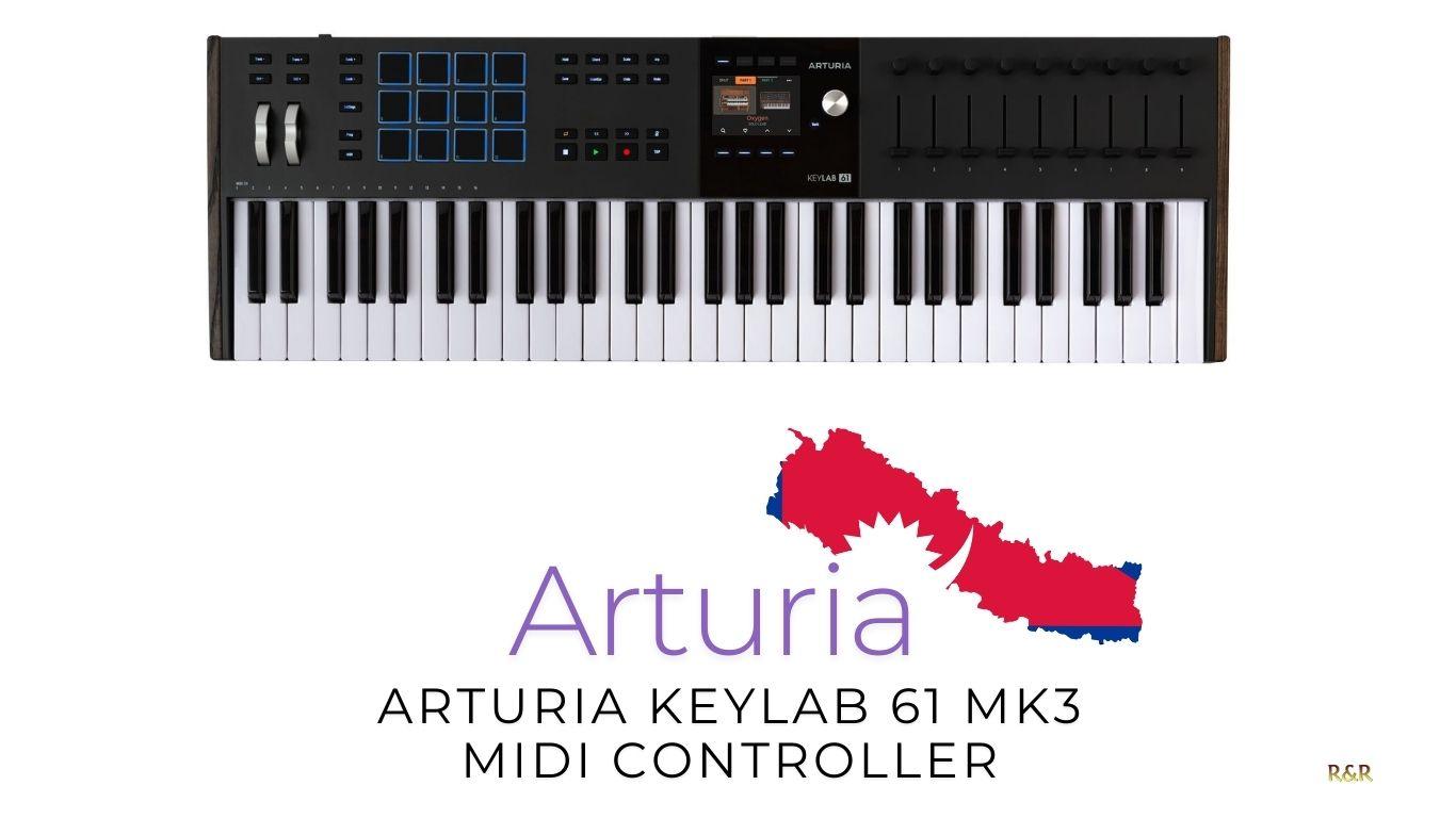 Authorized Distributor | Arturia KeyLab 61 MK3 Midi Controller In Nepal. 1 Arturia KeyLab 61 MK3 Midi Controller