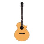 Enya EAX2C Pro Solid Sitka Spruce Top Carbon Fiber Transacoustic Guitar - Image 9