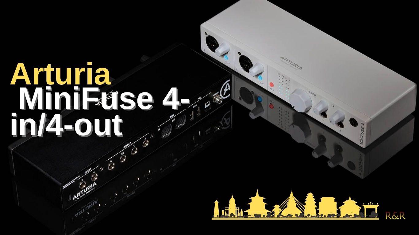 Authorized Distributor | Arturia MiniFuse 4-in/4-out USB-C Audio Interface In Nepal. 1 Arturia MiniFuse