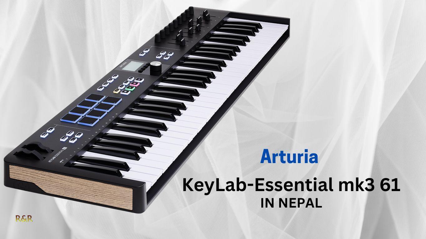 Authorized Distributor | Arturia KeyLab Essential mk3 61-Key Keyboard Controller In Nepal. 1 Arturia KeyLab Essential mk3 61
