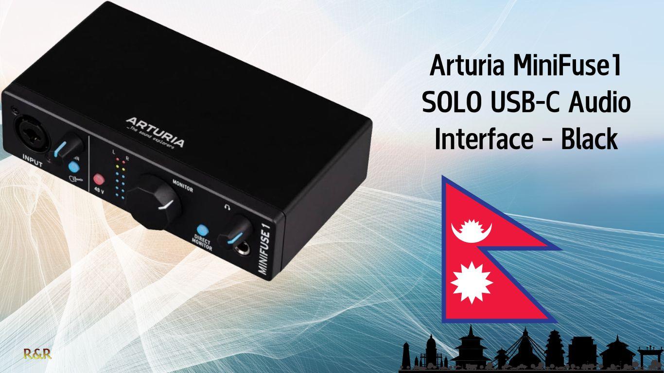Authorized Distributor | Arturia MiniFuse1 SOLO USB-C Audio Interface In Nepal. 1 Arturia MiniFuse1 SOLO USB-C Audio Interface