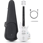 Remove term: Enya nova go sonic carbon fiber Smart Electric Guitar - White Enya nova go sonic carbon fiber Smart Electric Guitar