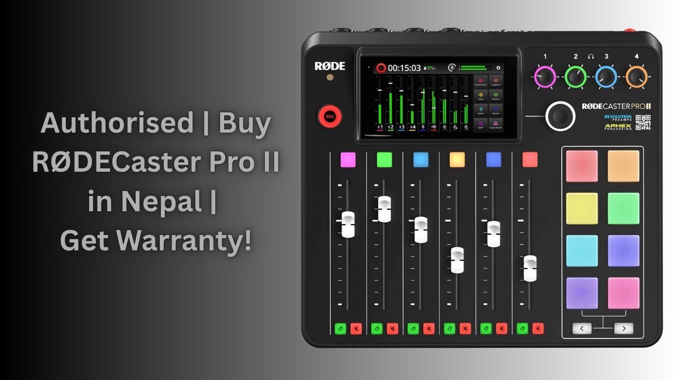 Authorized | Buy RØDECaster Pro II in Nepal | Get Warranty! 1 RØDECaster Pro II in Nepal