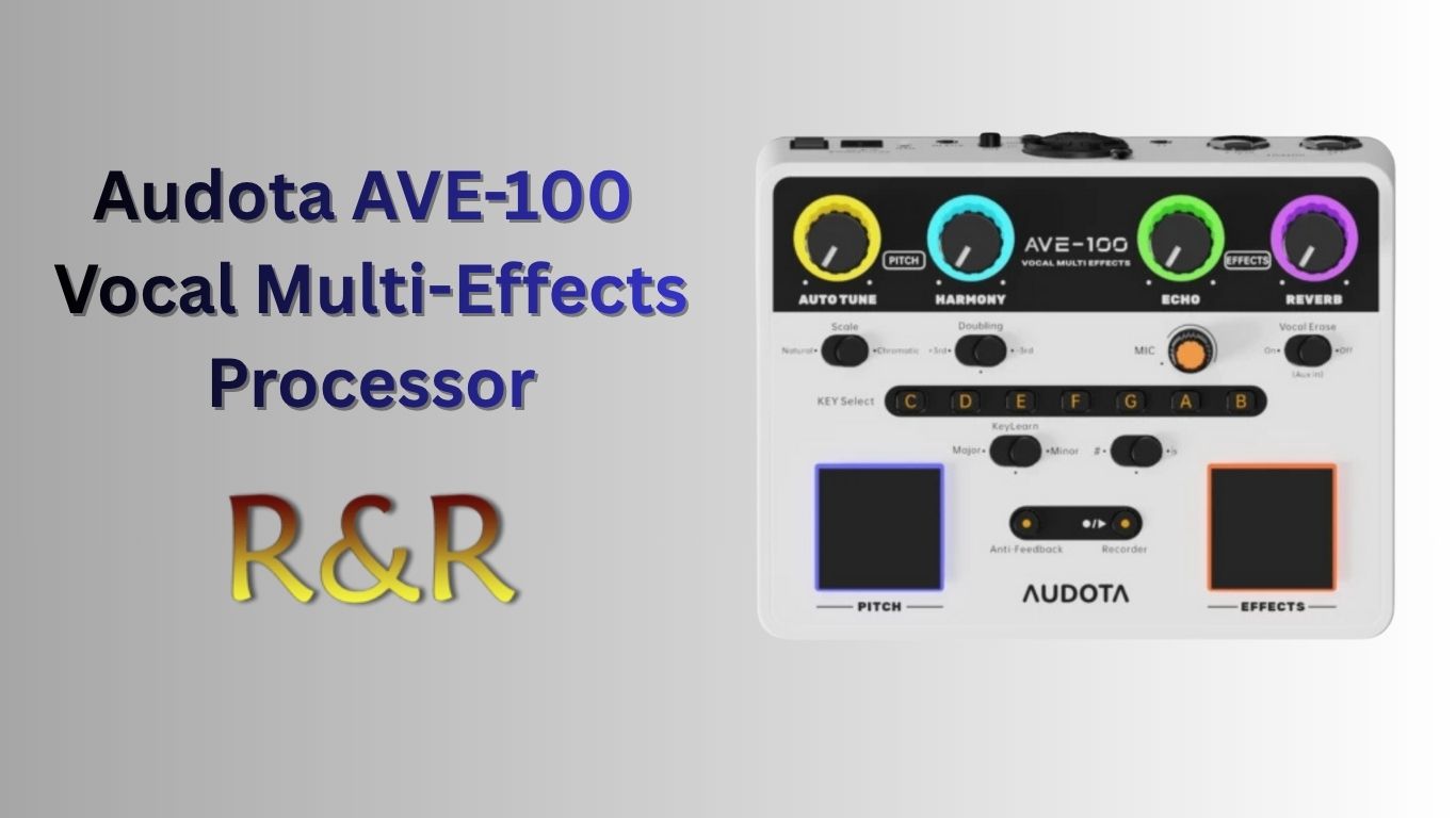 Authorised | Audota AVE-100 Vocal Multi-Effects Processor. 1 Audota AVE-100